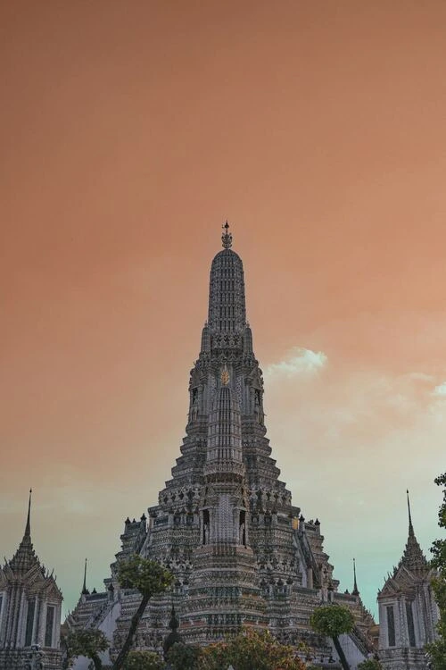 Wat Arun temple in Bangkok, Thailand,