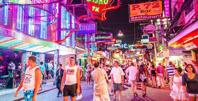 Party at Walking Street, Pattaya