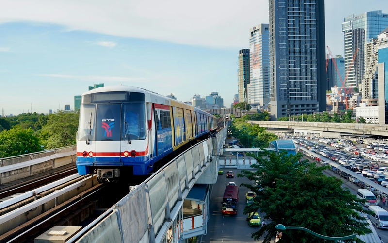 BTS Station Bangkok Thailand