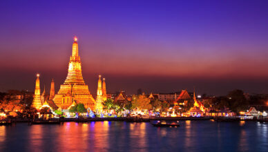 Wat Arun temple in Bangkok, Thailand