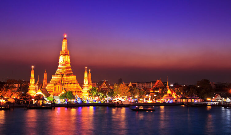 Wat Arun temple in Bangkok, Thailand