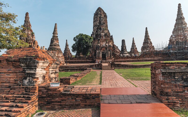 Wat Chaiwatthanaram Temple in Thailand